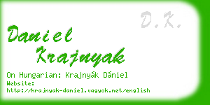 daniel krajnyak business card